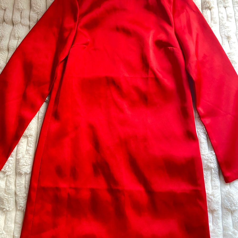 H&M Red Mini Dress with Clean Design